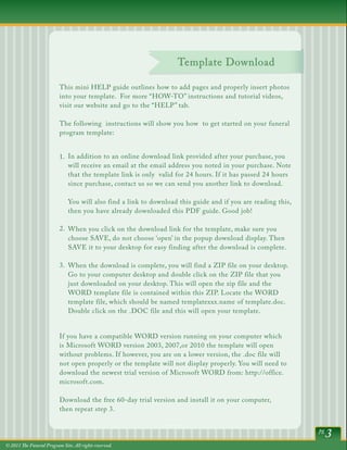 Template Download

                          This mini HELP guide outlines how to add pages and properly insert photos
   ...