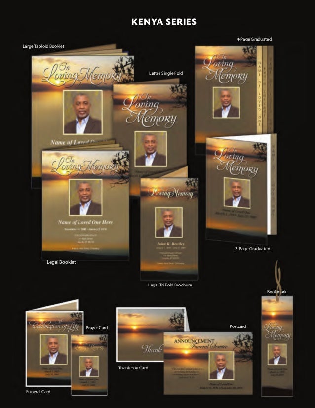Funeral Programs Templates Download