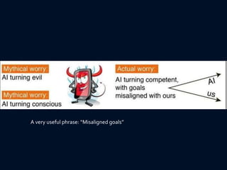 A very useful phrase: “Misaligned goals”
 