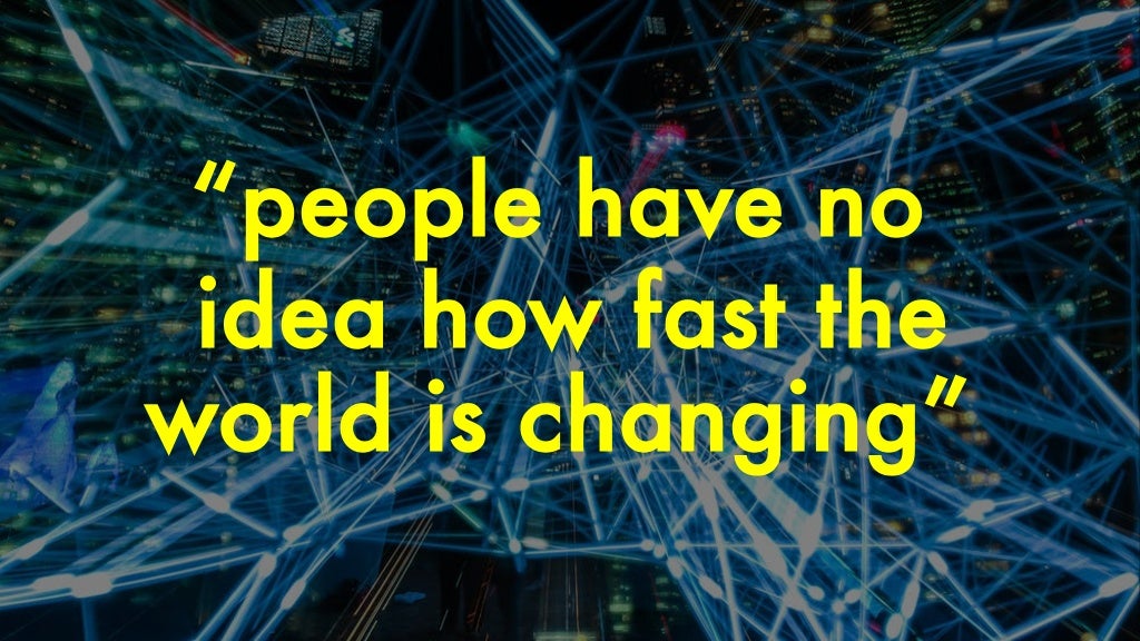 The Future Is Faster Than You Think