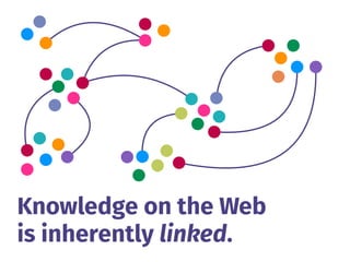Knowledge on the Web 
is inherently linked.
 