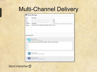 Multi-Channel Delivery
 