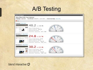 A/B Testing
 