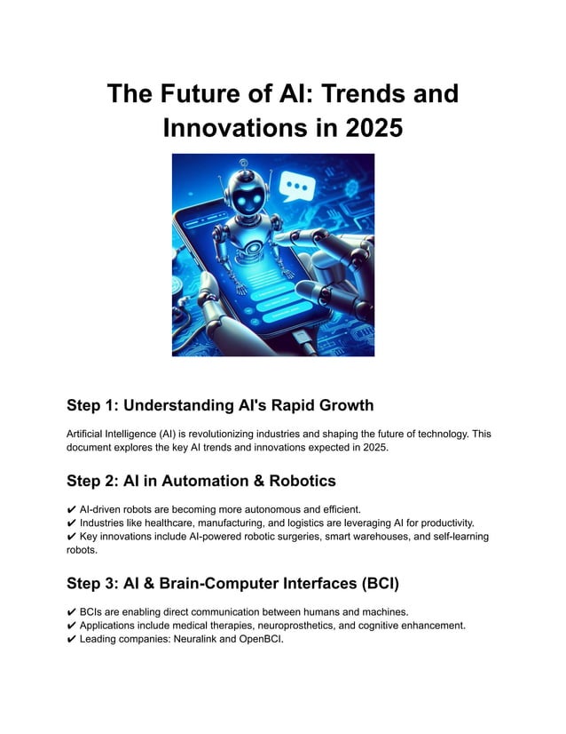 The Future of AI- Trends and Innovations in 2025.pdf