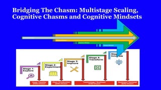 Bridging The Chasm: Multistage Scaling,
Cognitive Chasms and Cognitive Mindsets
HumanMindset
Decision Mindset
Purpose Mindset
Learning Mindset
 