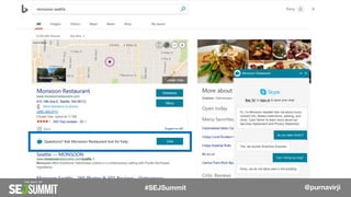 @PurnaVirji#SEJSummit @purnavirji
 