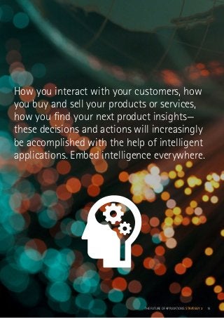 15
How you interact with your customers, how
you buy and sell your products or services,
how you find your next product in...