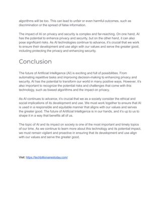 THE FUTURE OF ARTIFICIAL INTELLIGENCE AND ITS IMPACT ON SOCIETY.pdf