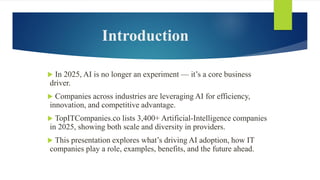 The Future of Artificial Intelligence in Business —2025 | PDF