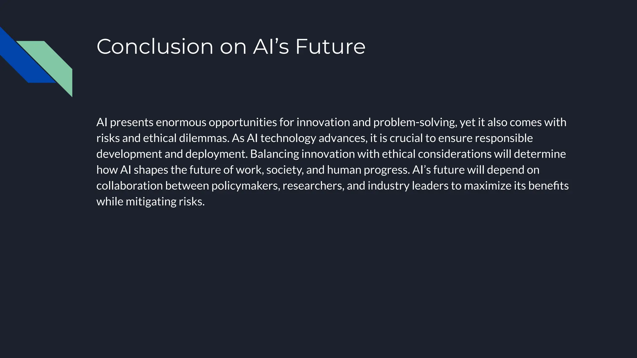 The Future of Artificial Intelligence- Opportunities and Challenges | PDF