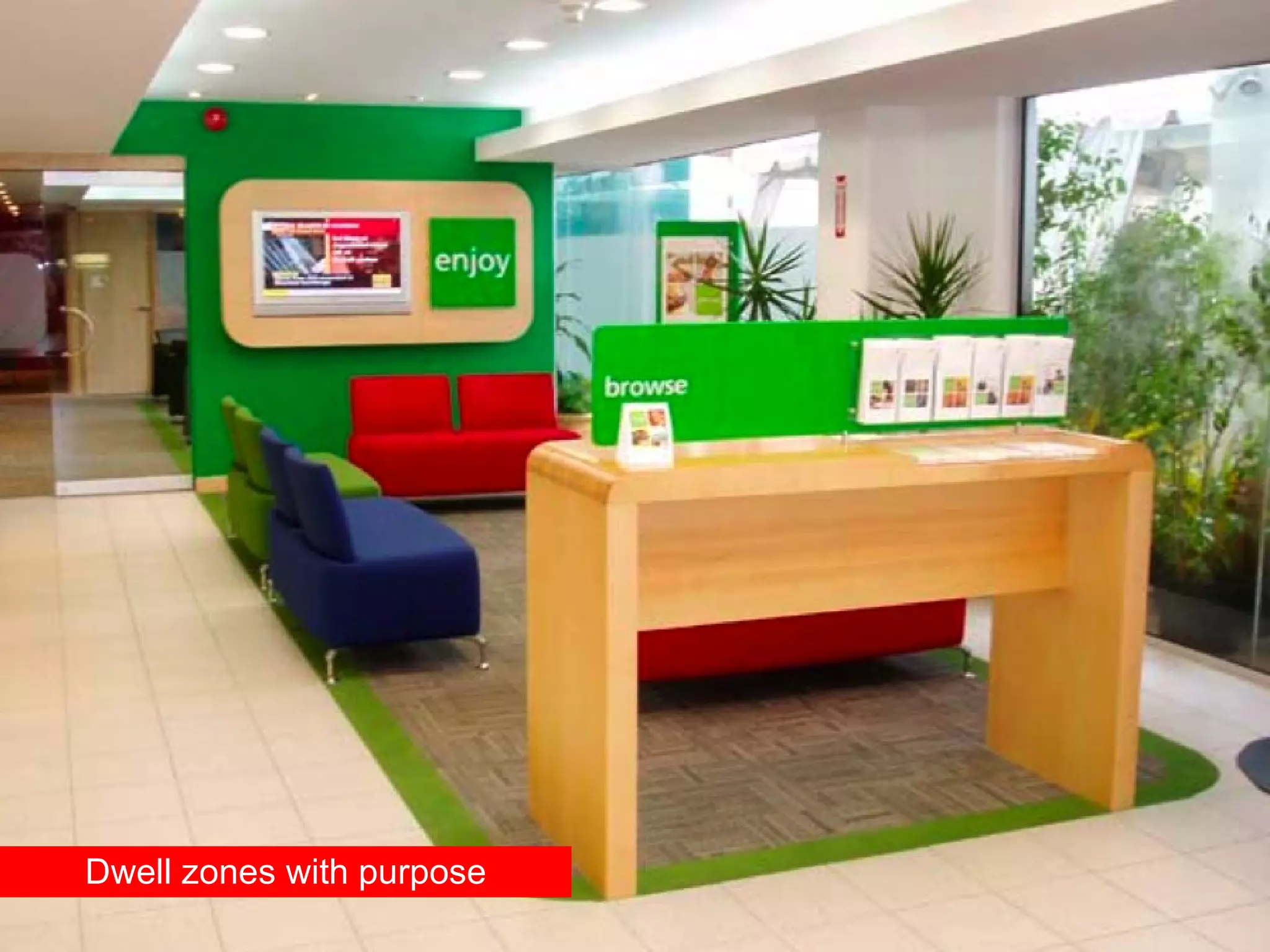 Dwell zones with purpose 