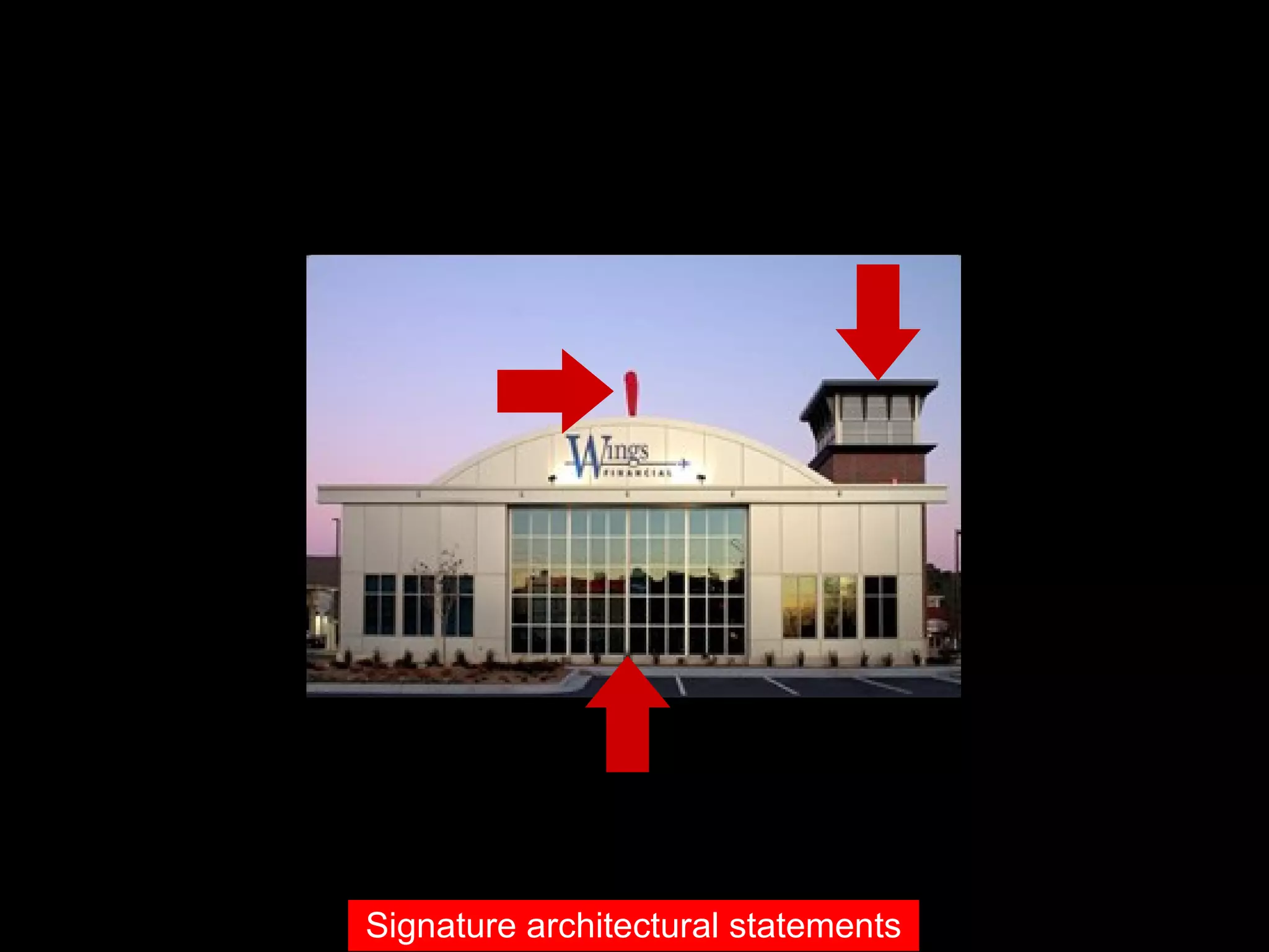 Signature architectural statements 