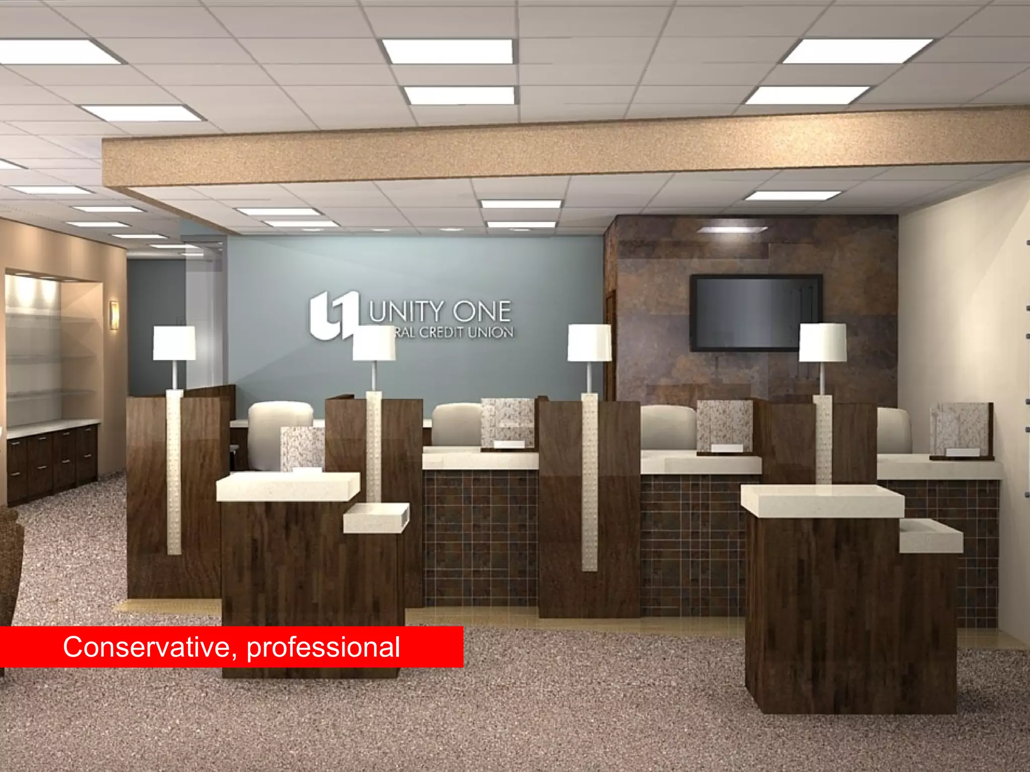 Conservative, professional 