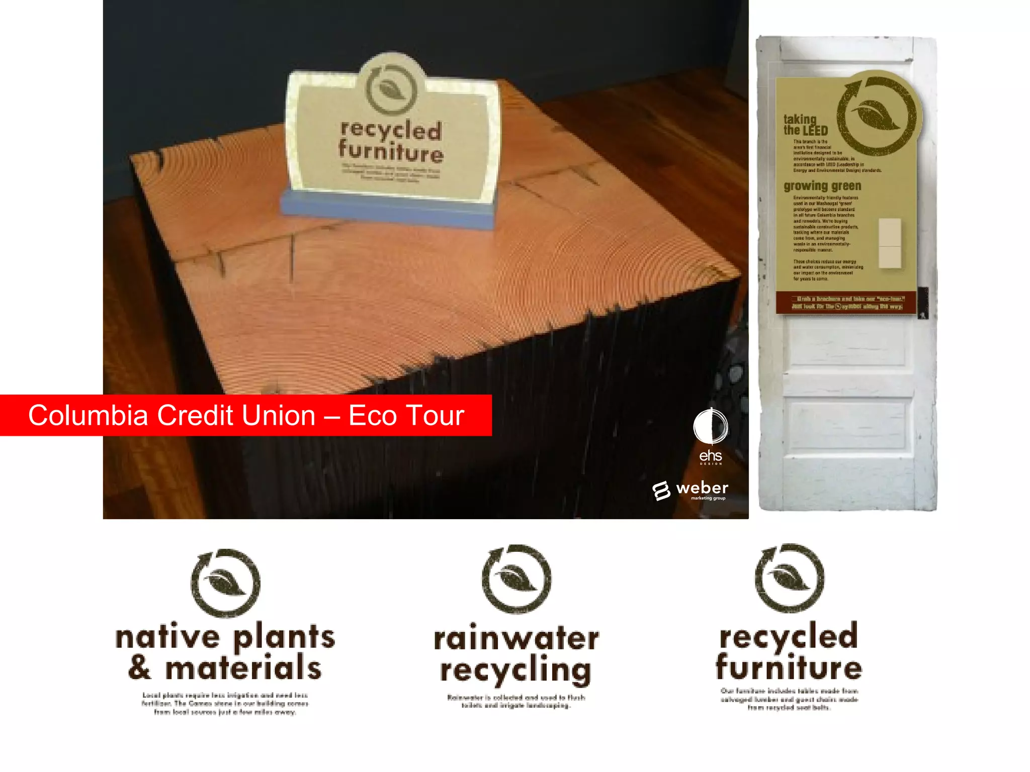 Columbia Credit Union – Eco Tour 