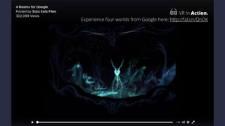 VR In Action.
Experience four worlds from Google here: http://fal.cn/QnDK
 