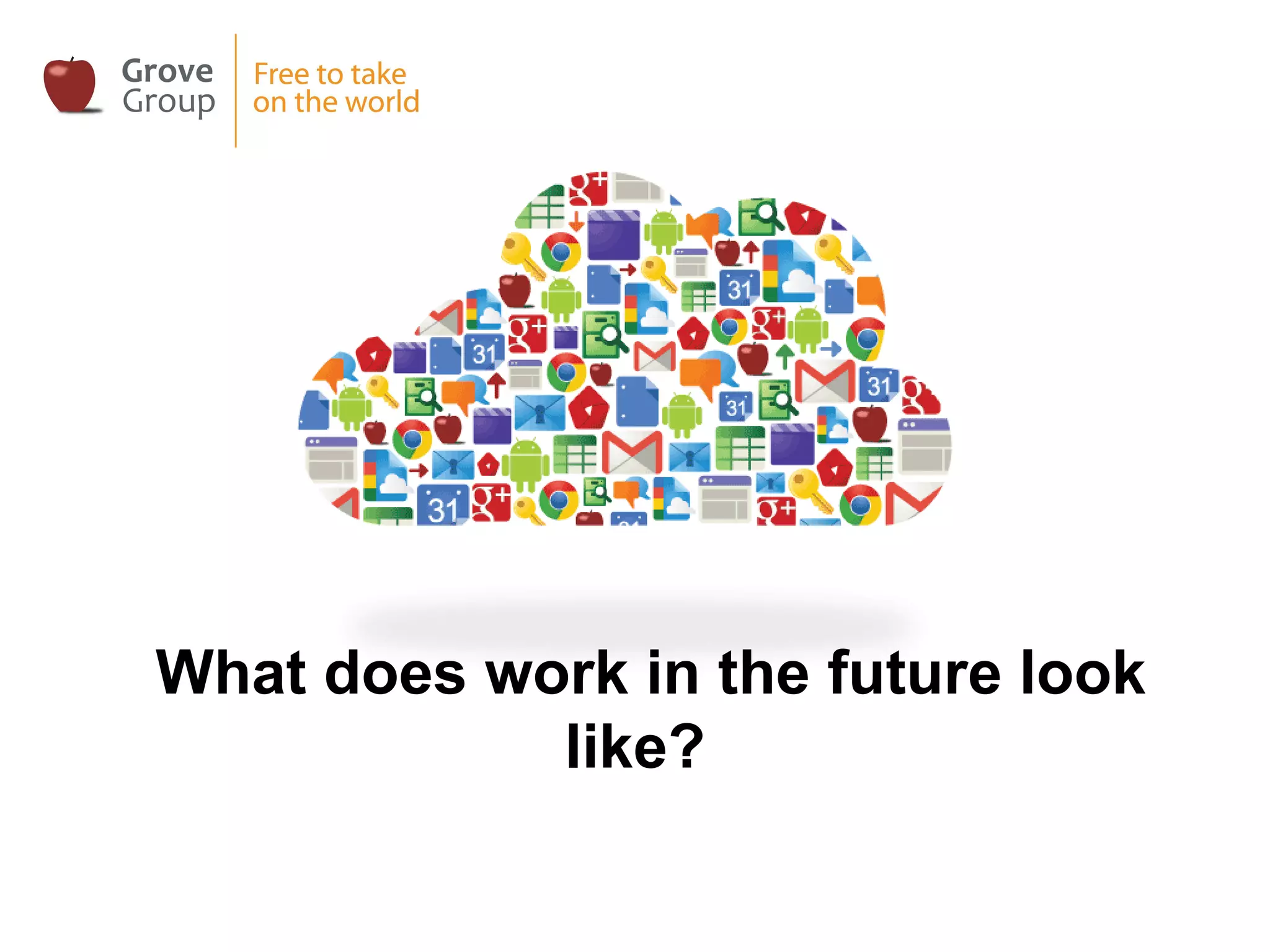 What does work in the future look
            like?
 