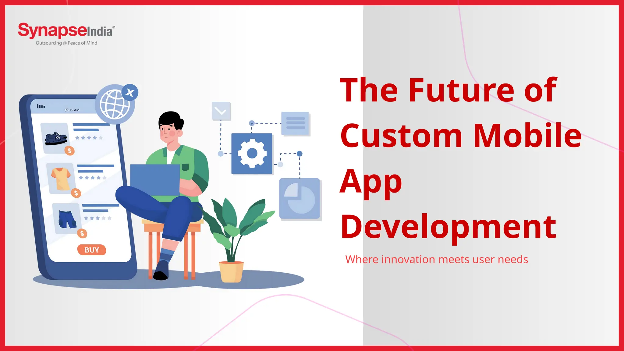 The Future of
Custom Mobile
App
Development
Where innovation meets user needs
 
