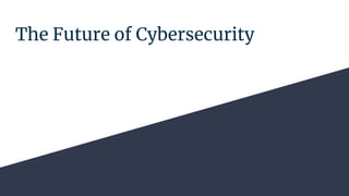 The Future of Cybersecurity
 