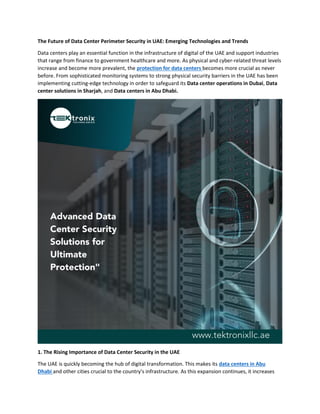 The Future of Data Center Perimeter Security in UAE.pdf