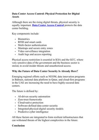 The Future of Data Center Security in KSA & GCC Is Here.docx