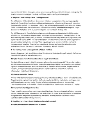 The Future of Data Center Security in the UAE: Strategies and ...