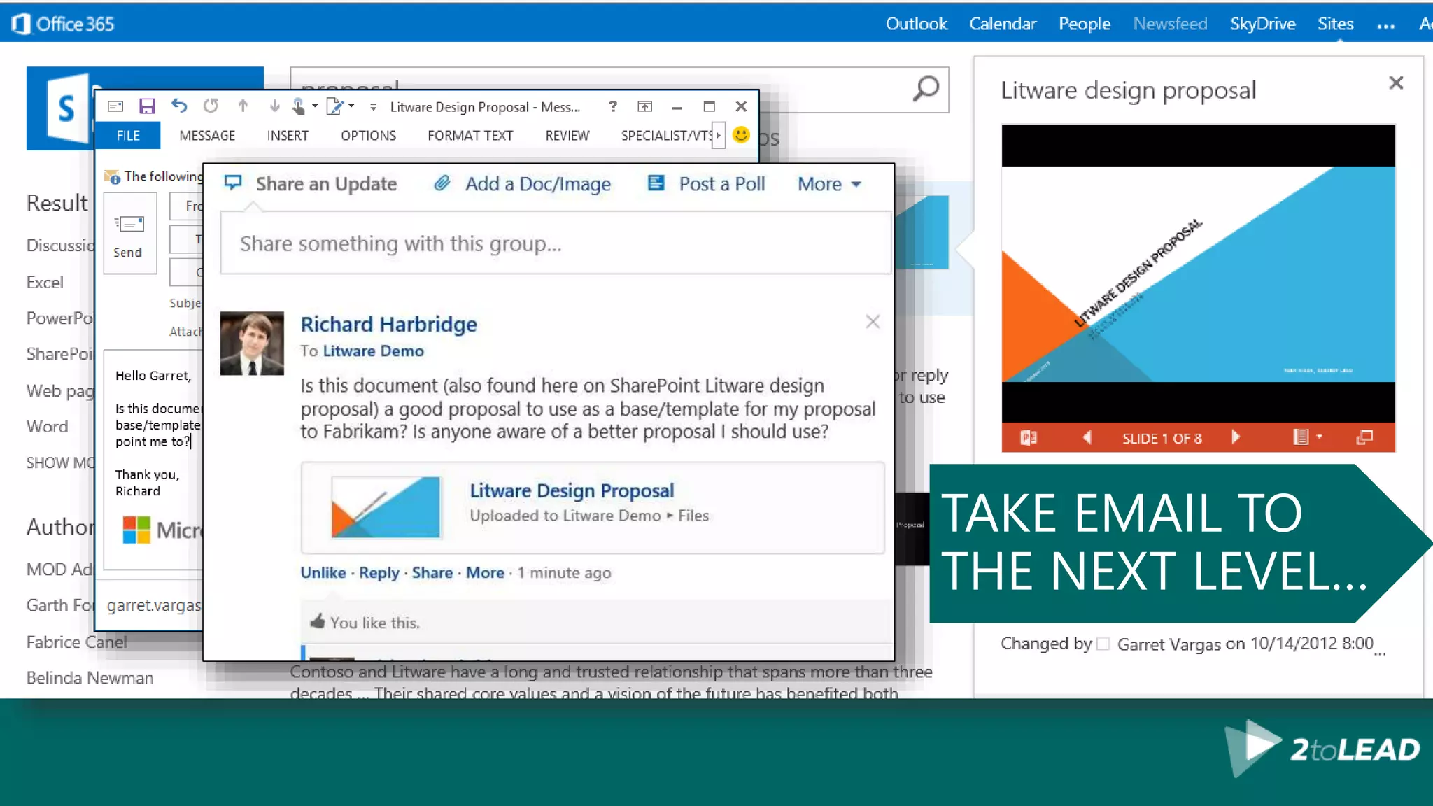 TAKE EMAIL TO
THE NEXT LEVEL…
 