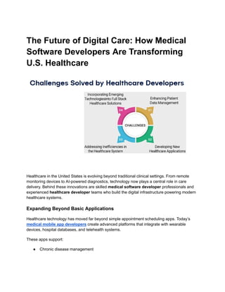 The Future of Digital Care: Transforming U.S. Healthcare with Medical ...