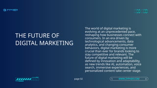 The Future of Digital Marketing & explanation | PPTX
