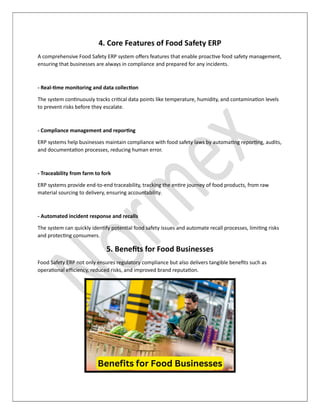 The Future of Dining Why You Need Food Safety ERP Now | PDF
