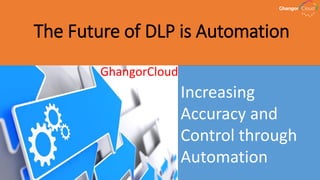 The Future of DLP is Automation
GhangorCloud
Increasing
Accuracy and
Control through
Automation
 