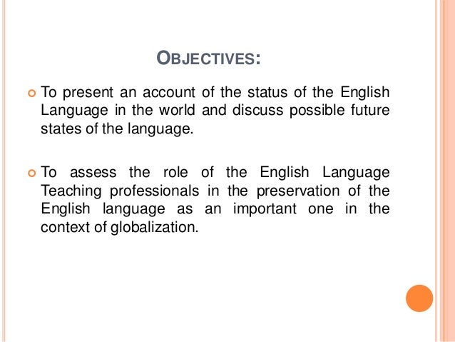 future of english language essay