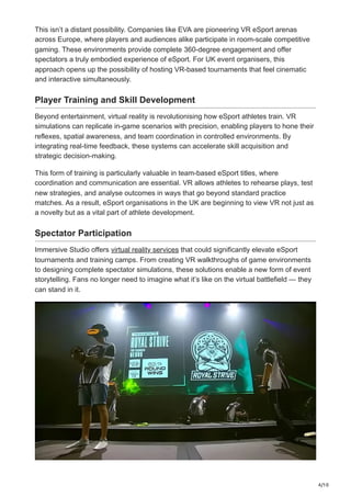 The Future of eSport in the UK Predictions and Trends | PDF