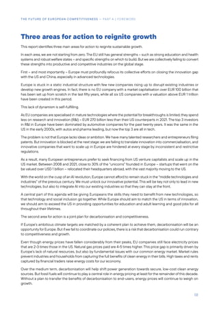The future of European competitiveness Rapporto Draghi | PDF