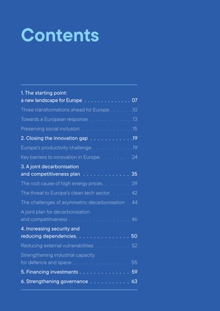 The future of European competitiveness Rapporto Draghi | PDF