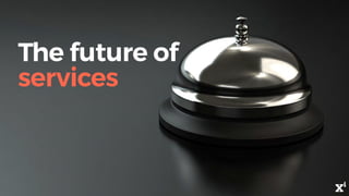 The future of
services
 