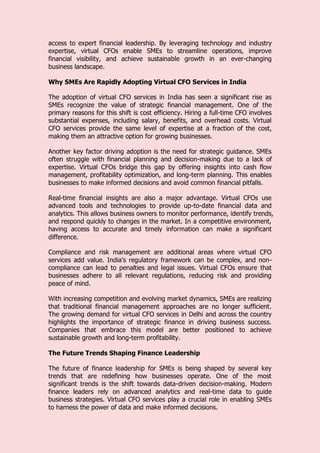 The Future of Finance Leadership for SMEs | PDF