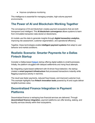 The Future of Fintech - How Crypto and AI Are Reshaping Payment ...