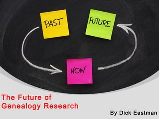 The Future of
Genealogy Research
By Dick Eastman
 