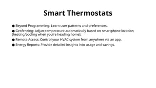 The Future of hvac smart technologies and sustainable | PPTX