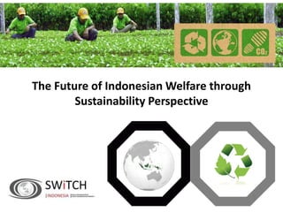 The Future of Indonesian Welfare through
Sustainability Perspective
 