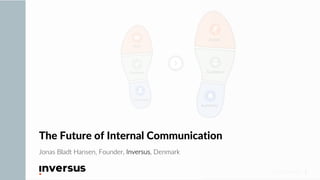 2019 Copyright 1
The Future of Internal Communication
Jonas Bladt Hansen, Founder, Inversus, Denmark
 