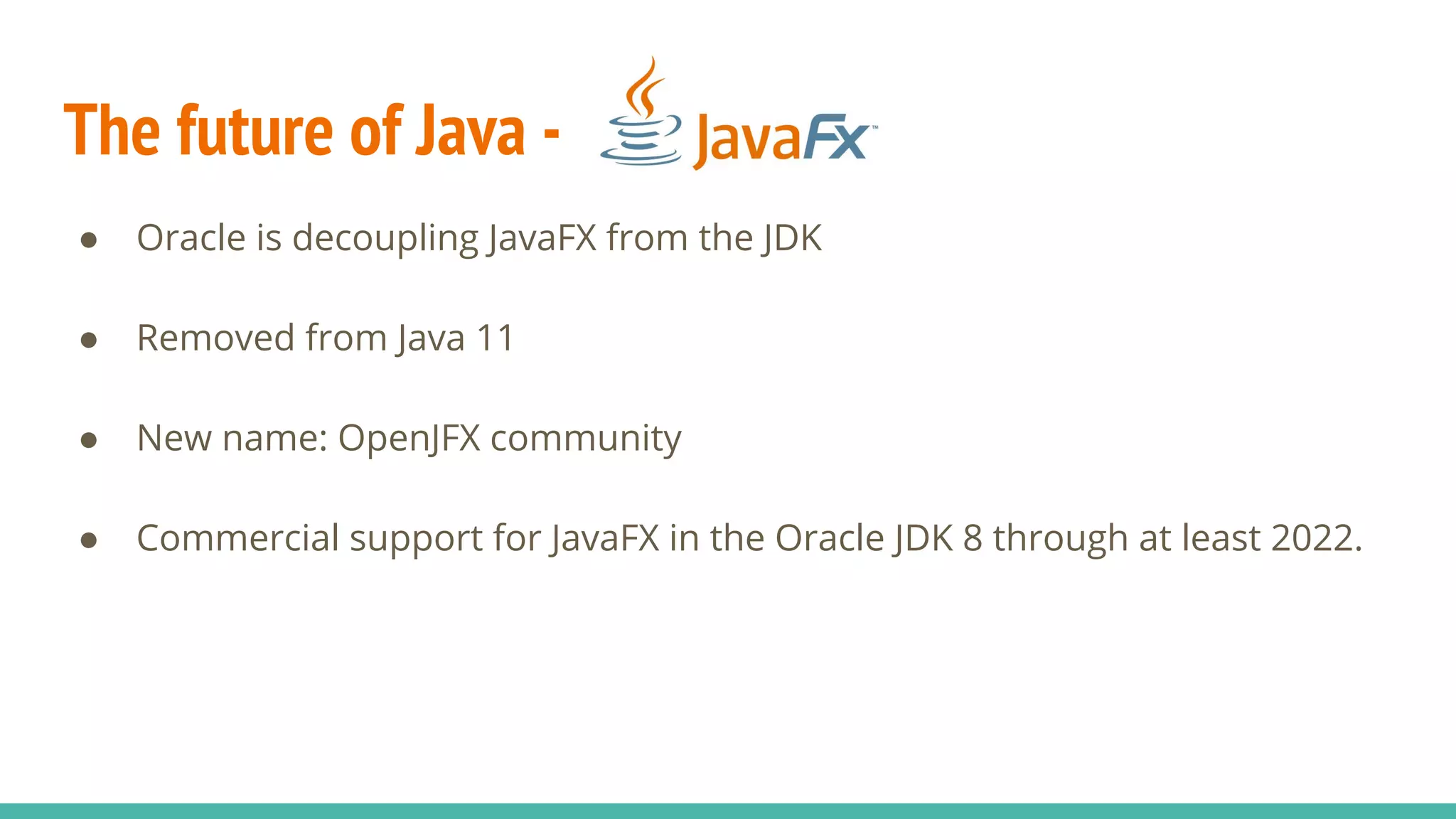 The future of Java | PPT