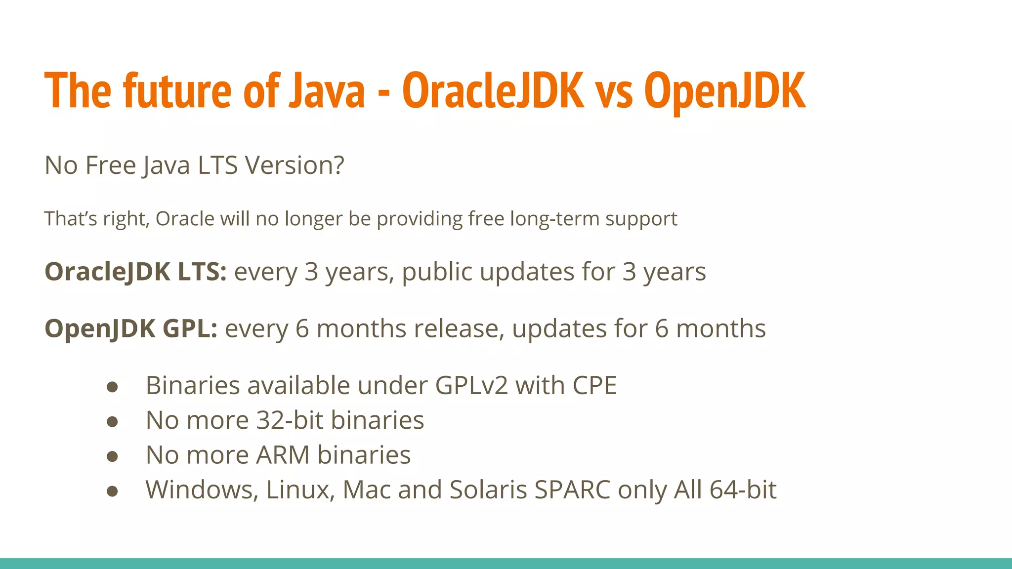 The future of Java | PPT