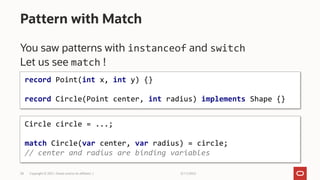 The Future of Java: Records, Sealed Classes and Pattern Matching | PDF