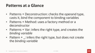 The Future of Java: Records, Sealed Classes and Pattern Matching | PDF