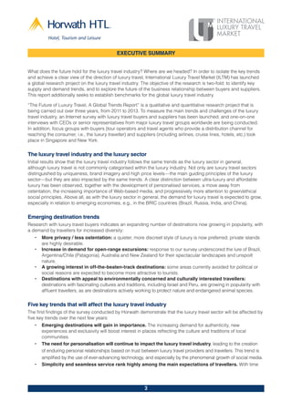 The future of luxury travel | PDF