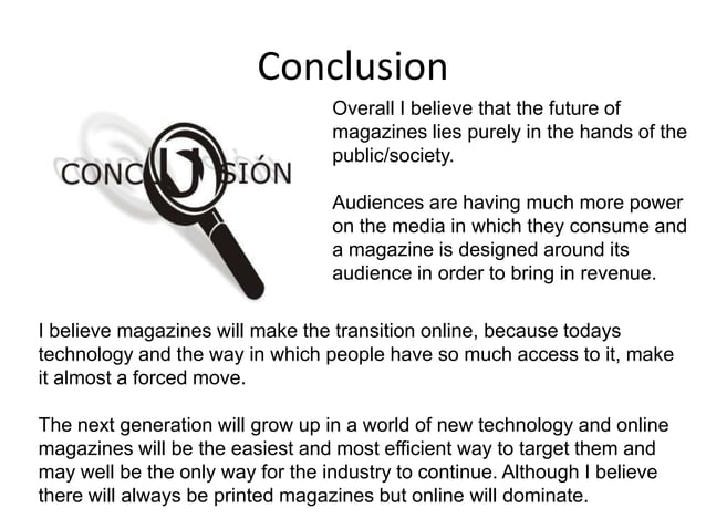 The Future Of Magazines Ppt