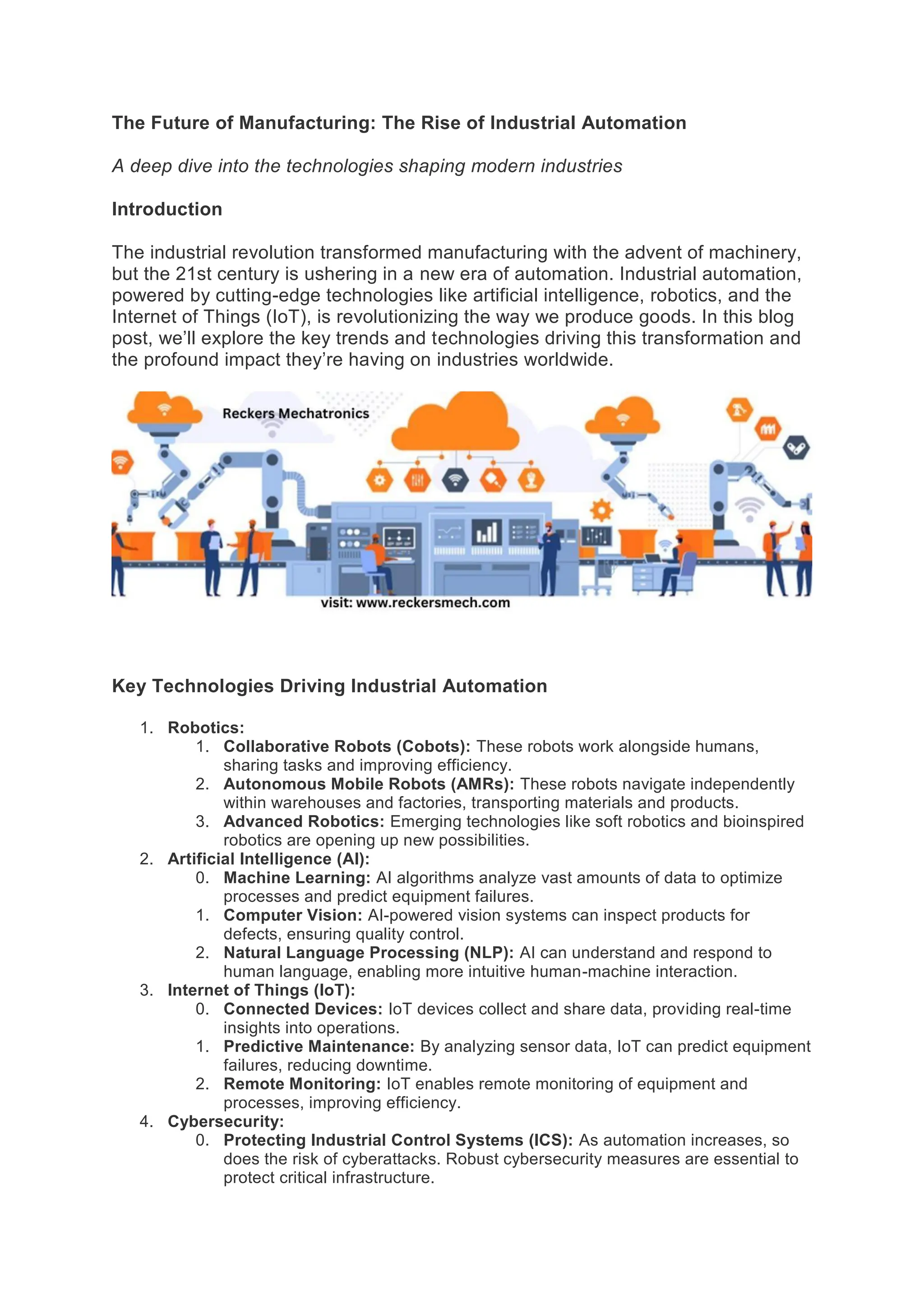 The Rise of Industrial Automation in India | PDF
