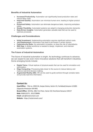 The Rise of Industrial Automation in India | PDF