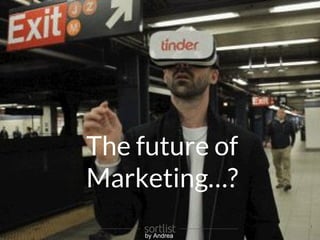 The future of
Marketing…?
11
by Andrea
 